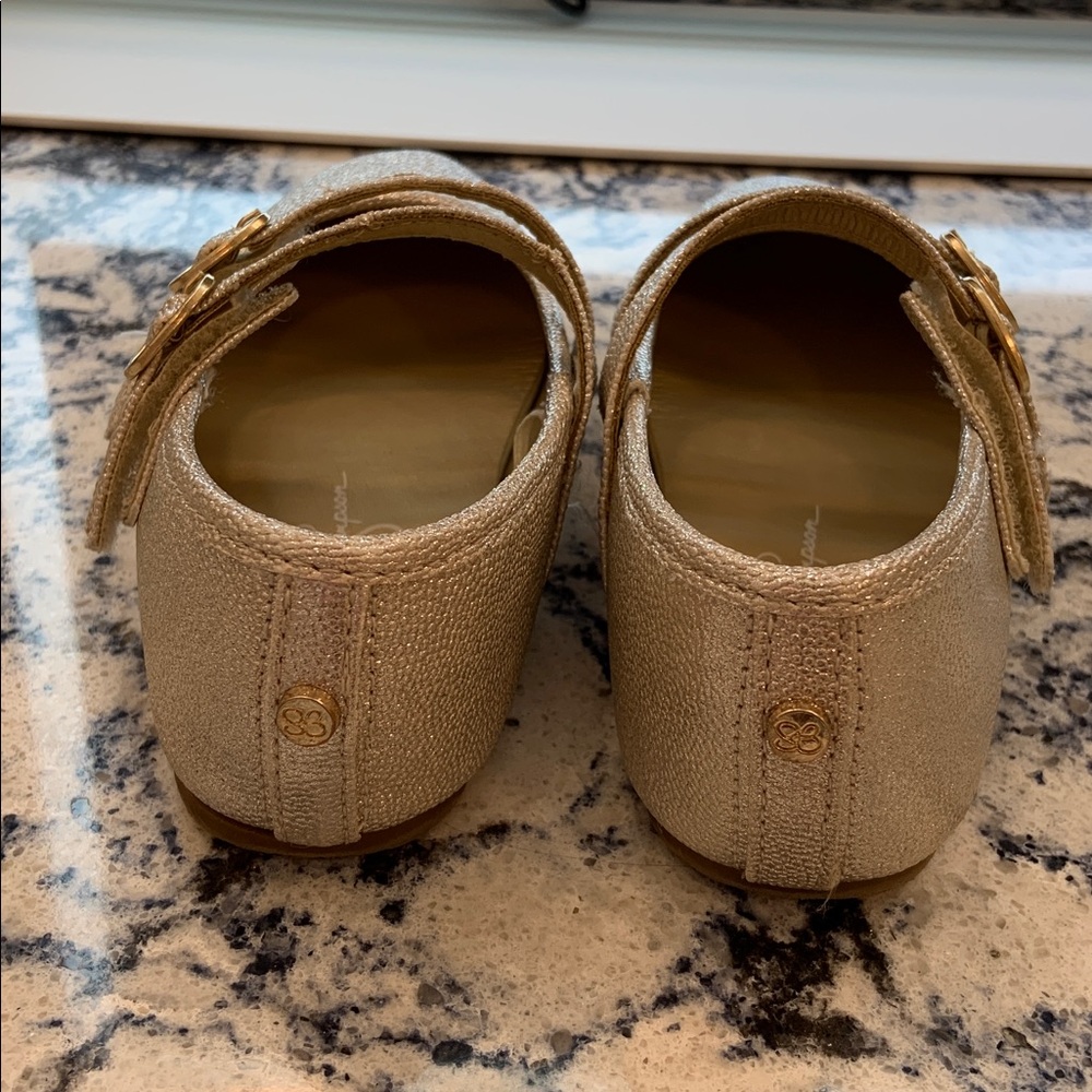 Jessica Simson Gold Double Shoes Size 10 - Picture 4 of 7